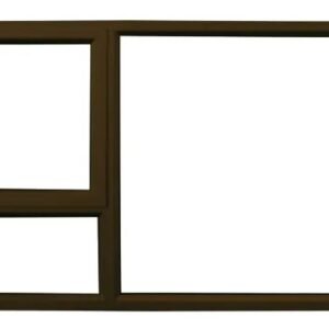 Kenzo 1500×900 Bronze Aluminium Top-Hung Window