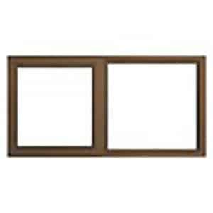 Uniwin 1.2 × 600 mm Bronze Aluminium Casement Window