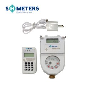 1/2inch~1inch Sts Split Keypad Prepaid Wireless Water Meter with Brass Body