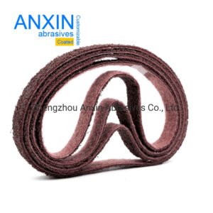 10*330mm Non-Woven Medium Red Surface Conditioning Sanding Belt