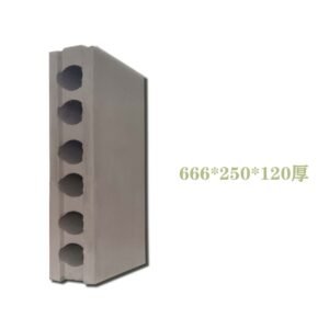 120mm Thickness Hollow Block Making Price Gypsum/Concrete Hollow Block Making