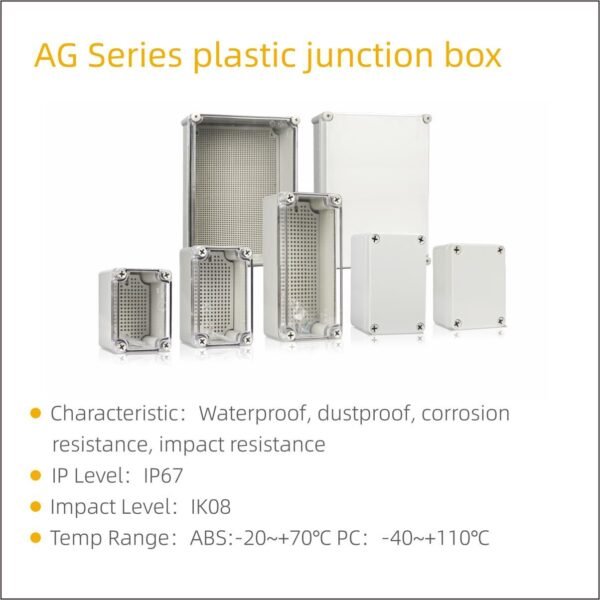 125X175X100 Waterproof and Compressive ABS Plastic Box