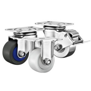2" 304ss Low Gravity Caster Small PA/TPR/Steel Castors Industrial Trolley Caster Wheels