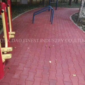 2018 Hot-Selling Rubber Paving Blocks for Parks Walkways and Horse Stables 200X160X (23-45) mm