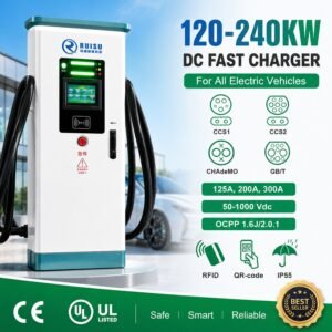 240kw DC Fast Charging Station for High Turnover Public EV Charging Sites