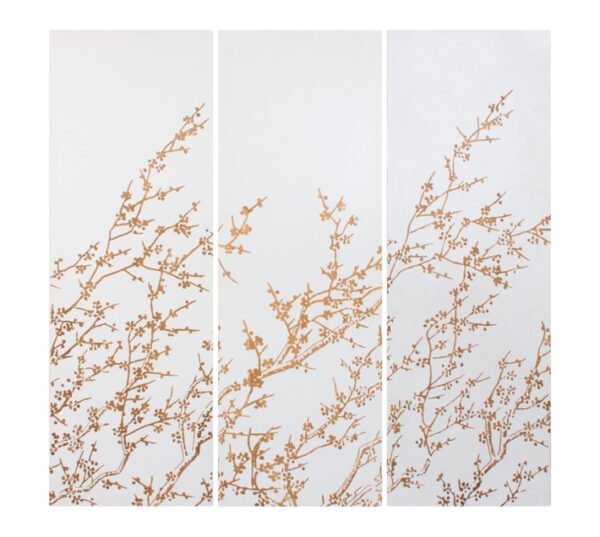 3 Piece Cherry Blossom Decor White 900 x 900 mm â€” Builders Store SA