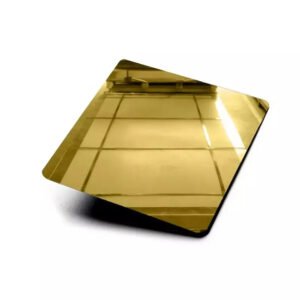 304 Stainless Steel Sheet Golden/Black/Purple/Rose Golden/White Mirror Finish Colorful Ss Plate on Sale