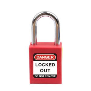 38mm Steel Shackle Industrial Loto Safety Padlock with Master Key