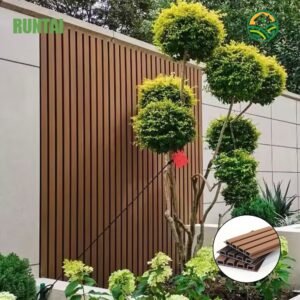 3D Anti-UV WPC Exterior Wall Panel Low Maintenance Outdoor Cladding Weather Resistant