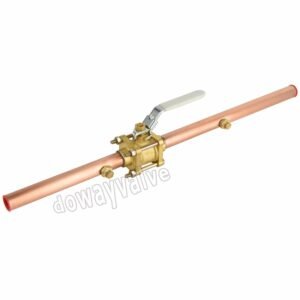 600 Wog 3PC Medical Gas Ball Valve with Copper Tube