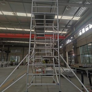7m Lightweight Aluminum Mobile Scaffold Tower Ladder Building Aluminium Stair Price