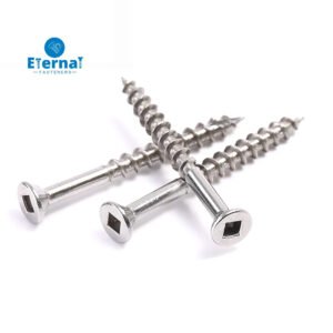 #8 X 1-1/4" Deck Screws SS316 Marine Grade Square Drive Type 17 Wood Cutting Point Self Tapping Screw