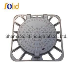 850X850 D400 Double Hinge, Double Closing Square Sewage Manhole Cover