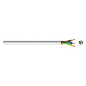 Aberdare Cables PVC Flexi 3 Core Cable White 25 mm Aberdare Cables PVC Flexi 3 Core Cable White 25 mm — Builders Store SA