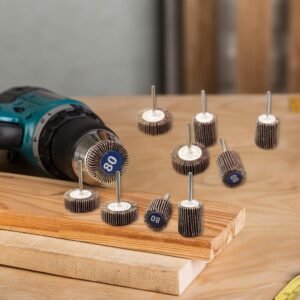 Abrasive Mounted Flap Wheels with Handle Media Grinding Wheel Polishing Abrasives Flap Wheels