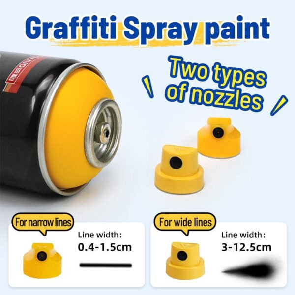 Aerosol Acrylic Anti-Rust Metallic Graffiti Individual Spray Paint