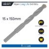 Alpen Long Life Masonry Drill Bit 150 x 15 mm Alpen Long Life Masonry Drill Bit 150 x 15 mm — Builders Store SA