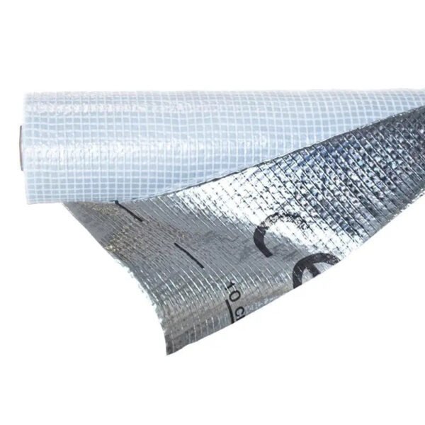Aluminium Vapor Barrier with Reinforcing Mesh Aluminium Vapor Barrier with Reinforcing Mesh