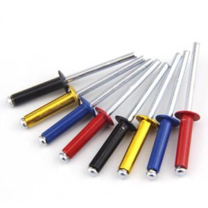 Aluminum Color Anodized Round Head Industrial Fastening Blind Rivets Pop Rivet Aluminum Color Anodized Round Head Industrial Fastening Blind Rivets Pop Rivet