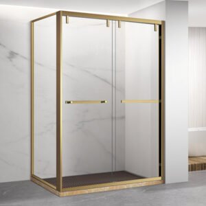 Bathroom Corner Rectangle Glass Sliding Shower Room Shower Enclosure