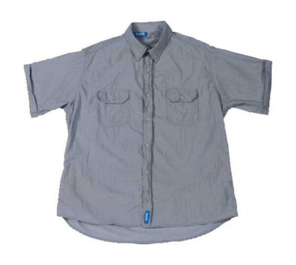 Beck Taslon Short Sleeve Shirt Grey S Beck Taslon Short Sleeve Shirt Grey S — Builders Store SA