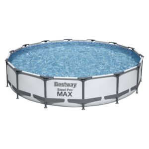 Bestway 3660 x 760 mm Steel Pro Max Frame Pool Set Grey â€” Builders Store SA