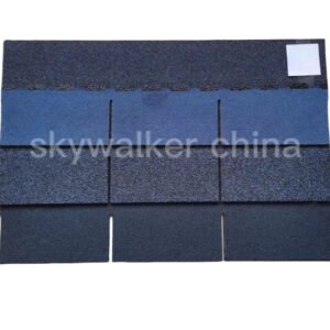 Blue Particles Monolayer Roofing Asphalt Shingles Metal Sheet