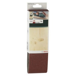 Bosch 3 x 60 Grit Sanding Belt 75 x 533 mm â€” Builders Store SA