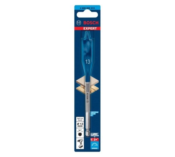 Bosch Hex Spade Drill Bit 152 x 13 mm â€” Builders Store SA