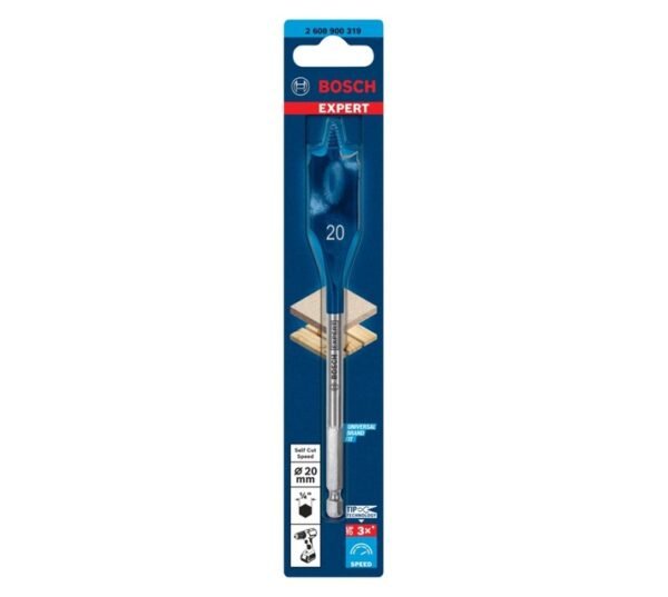 Bosch Hex Spade Drill Bit 152 x 20 mm â€” Builders Store SA