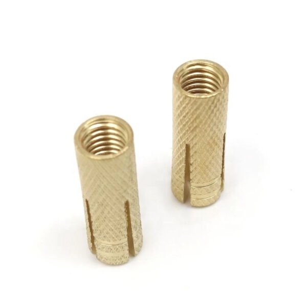 Brass Knurled Drop-in Anchors M6-M20 Internal Thread Expansion Sleeve Anchors