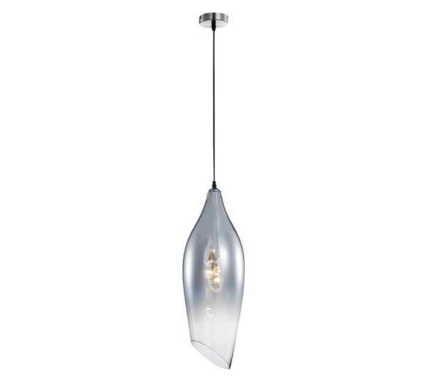 Bright Star Lighting Large Smoke Glass Pendant 60 W â€” Builders Store SA
