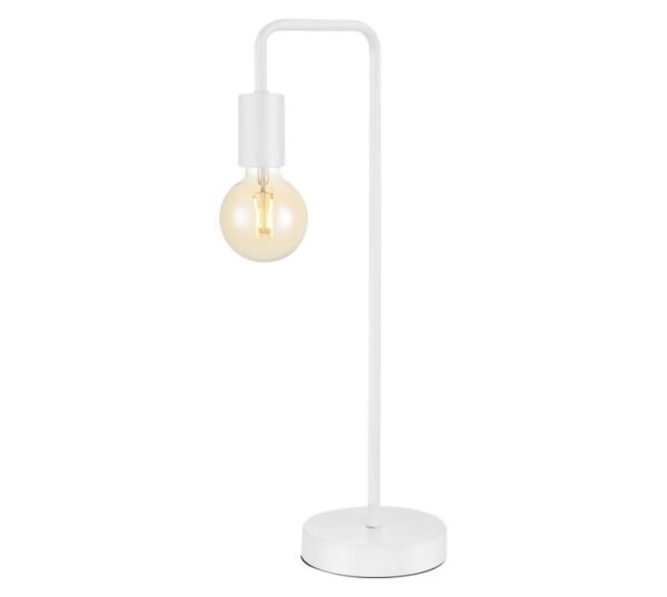 Bright Star Lighting Metal Table Lamp White 60 W â€” Builders Store SA