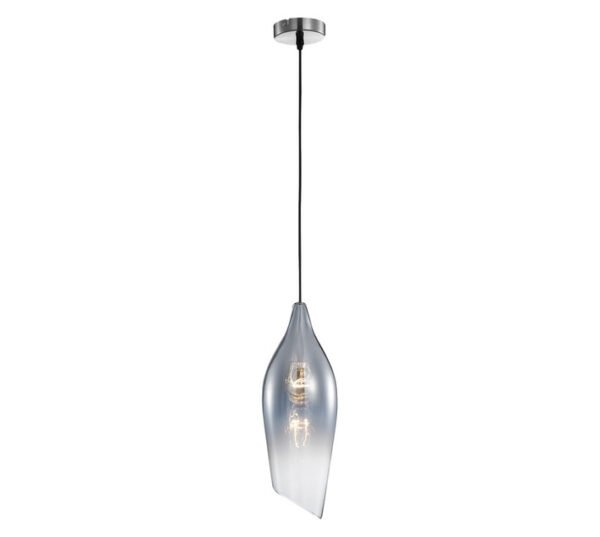 Bright Star Lighting Small Smoke Glass Pendant 60 W â€” Builders Store SA
