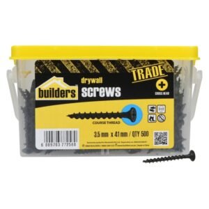 Builders 500 x Coarse Drywall Screws 35 x 41 mm â€” Builders Store SA