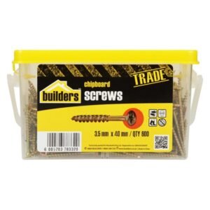 Builders 600 x Chipboard Screws 35 x 40 mm â€” Builders Store SA