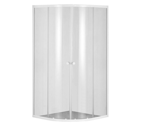 Builders Quadrant Shower Enclosure White 885 x 885 mm LISD91 â€” Builders Store SA
