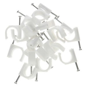 Cable Clip 12 mm Round 20 Pack Cable Clip 12 mm Round 20 Pack — Builders Store SA