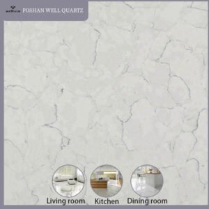 Calacatta White Marble Stone Kitchentop Countertop Artificial Stones Quartz Slab