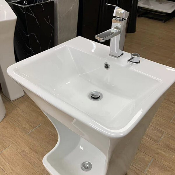 Ceramic Islamic Waschbecken 2 in 1 Wudu Sink Ablution Station Footwasher Foot Washer Wudhu Wash Basin for Muslim Home