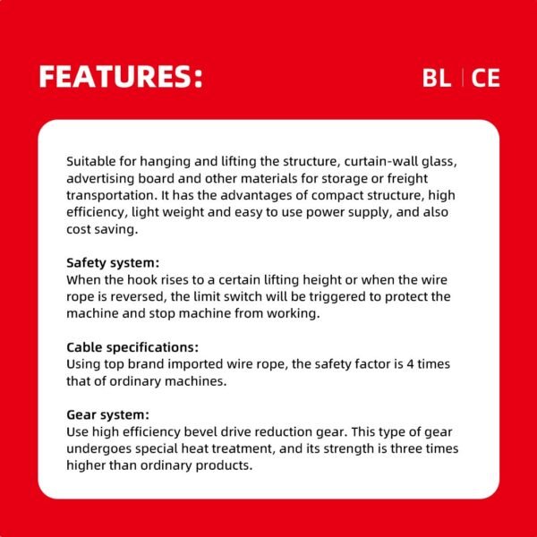 Changshu Seagull Light Duty 170kg Brushless Motor Mini Electric Winch for Home Changshu Seagull Light Duty 170kg Brushless Motor Mini Electric Winch for Home