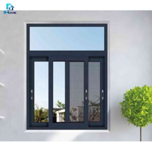 China Factory Direct Tilt and Turn Aluminum Window, Double Glazed Aluminium Glass Sliding Window, White Frame Aluminium Folding Casement Window