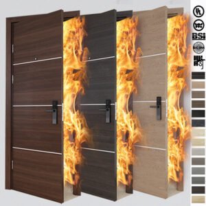 Custom Internal Fire Doors Resort Hotel Room Doors HDF Soundproof Fireproof Fire Rated Fire Wood Doors Custom Internal Fire Doors Resort Hotel Room Doors HDF Soundproof Fireproof Fire Rated Fire Wood Doors