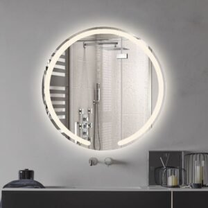 Chinese Factory Wall Hung LED Bathroom Mirror with Defog Function