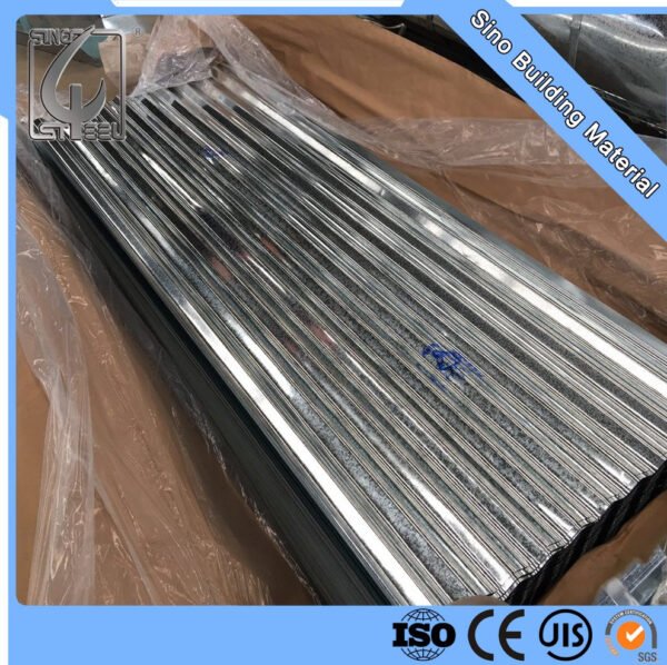 Chinese Suppliers Galvanized Corrugated Roofing Sheets Iron ASTM Metal Galvanized 275g Corrugated Steel Galvanized Iron Steel Roofing Sheet