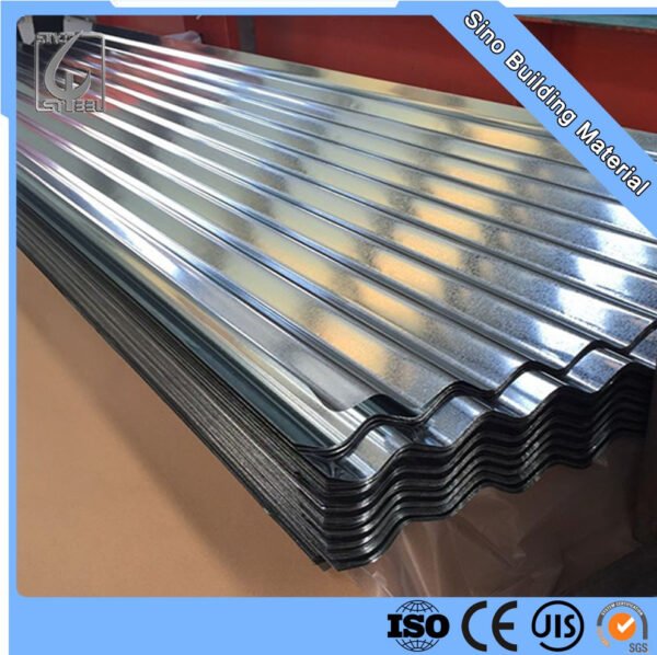 Chinese Suppliers Galvanized Corrugated Roofing Sheets Iron ASTM Metal Galvanized 275g Corrugated Steel Galvanized Iron Steel Roofing Sheet