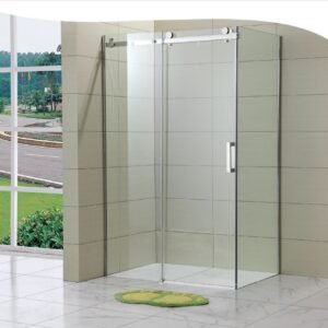 Classic Design Frameless Big Roller Sliding Glass Shower Enclosure