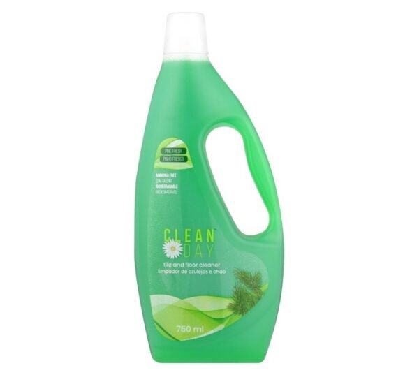 Clean Day Tile and Floor Fresh Pine Cleaner Green 750 ml â€” Builders Store SA