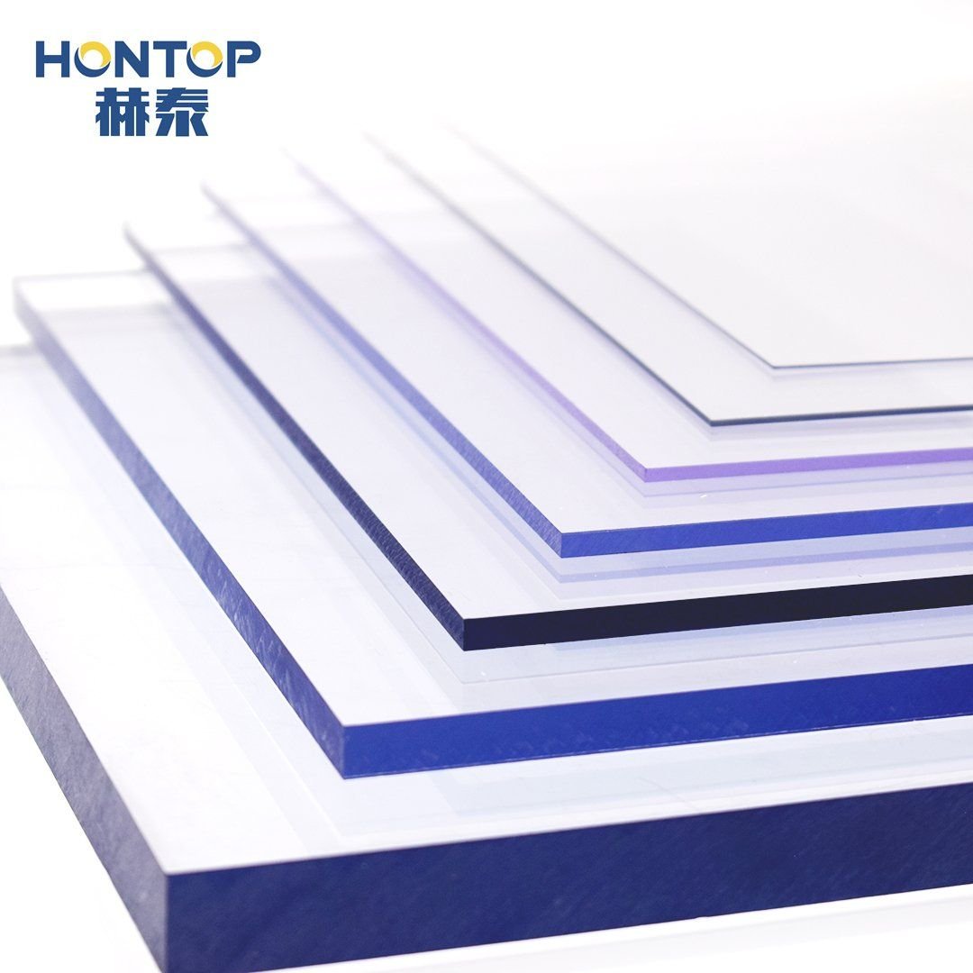 Clear 4X8FT Embossed Diamond Crystal Polycarbonate Sheet Ant
