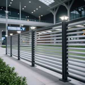 Coated Aluminum Fence Panels for Rural Farm House Outdoor Yard Fence